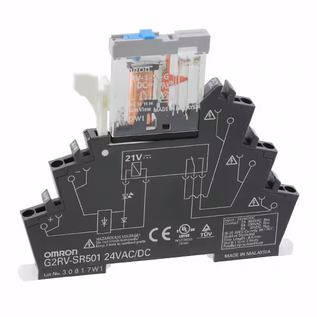 G2RV-SR501 AC/DC24 Omron Automation and Safety  Power Relays Over 2 Amps